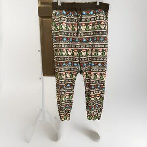 Christmas Men’s Santa Jogger Sweatpants Hollywood The Jean People XL